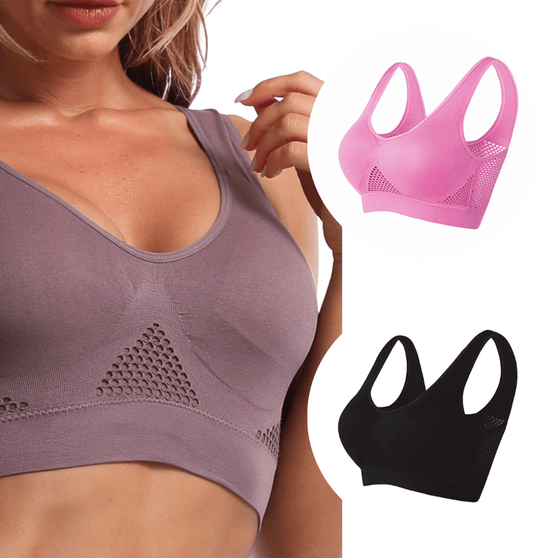 Sutiã Efeito Silicone Top Fitness 5D (Leve 3 Pague 1 - Combo Promocional!)