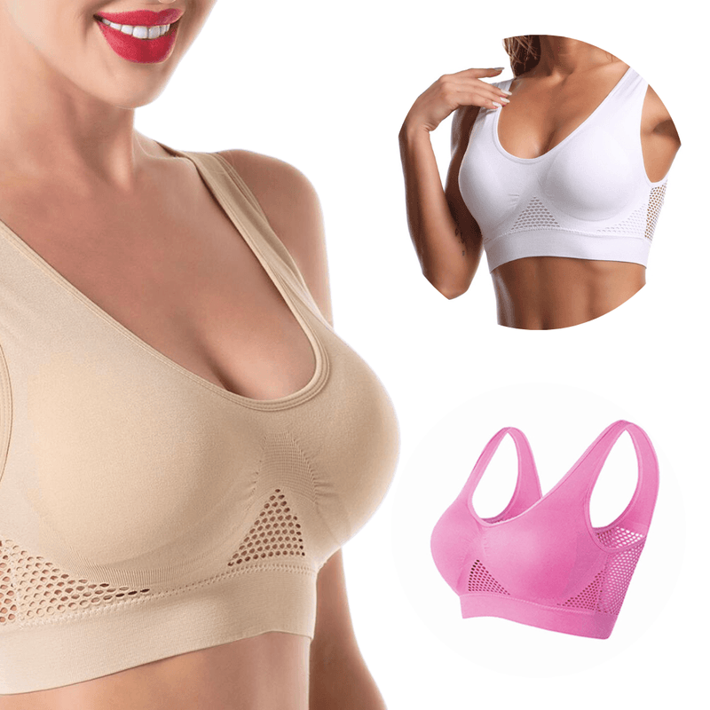 Sutiã Efeito Silicone Top Fitness 5D (Leve 3 Pague 1 - Combo Promocional!)