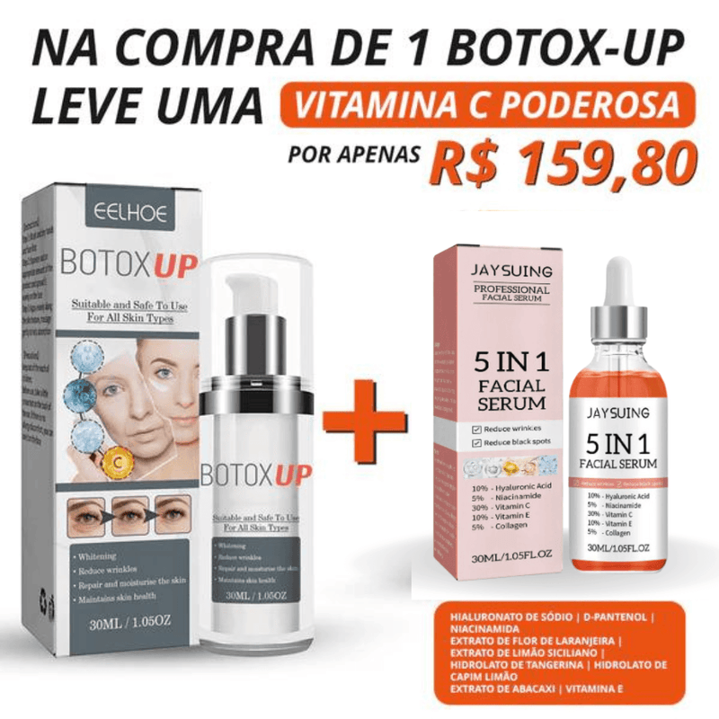 Botox UP - [TRATAMENTO DE MINUTOS] + 1 BRINDE EXCLUSIVO