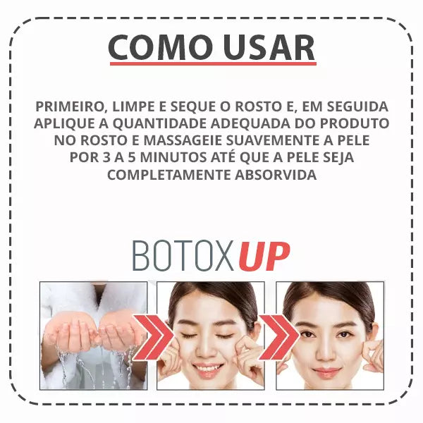 Botox UP - [TRATAMENTO DE MINUTOS] + 1 BRINDE EXCLUSIVO