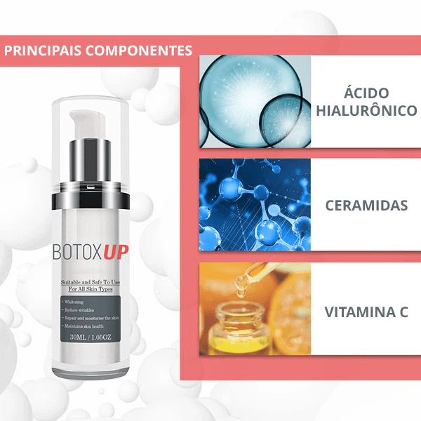 Botox UP - [TRATAMENTO DE MINUTOS] + 1 BRINDE EXCLUSIVO
